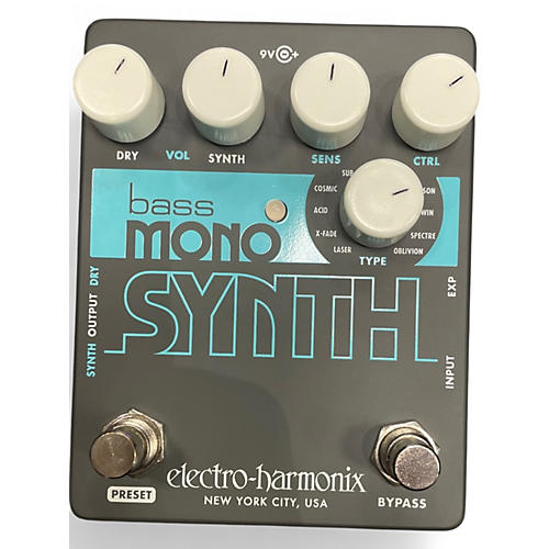 Used Electro-Harmonix Bass Mono Synth Bass Bass Effect Pedal