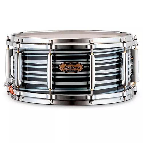Pearl Masters Maple Pure Snare Drum 14 x 6.5 in. Black Oyster Swirl