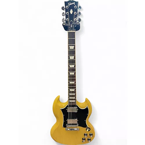 Used Gibson 1961 Reissue SG TV Yellow Solid Body Electric Guitar TV Yellow