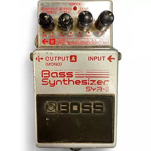 Used BOSS SYB3 Bass Synth Bass Effect Pedal