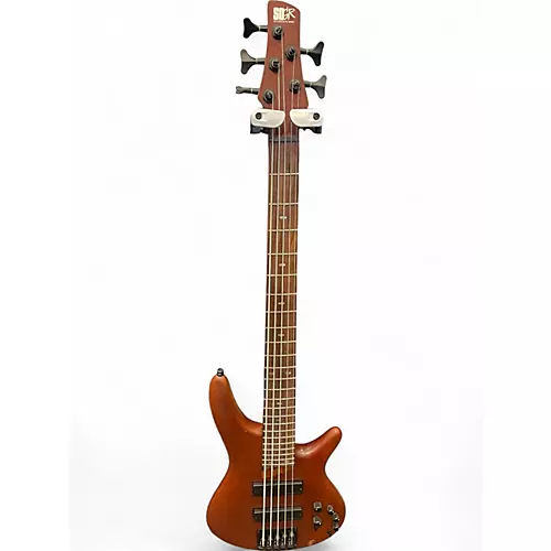 Used Ibanez SR505 5 String BROWN Electric Bass Guitar BROWN