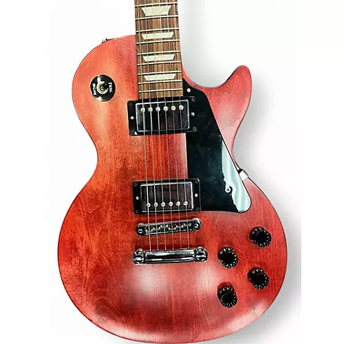 Used Gibson Les Paul Studio Red Solid Body Electric Guitar Red