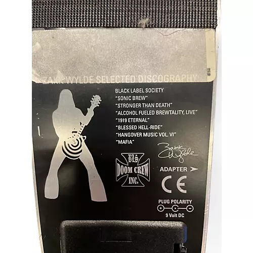 Used Dunlop ZAK WYLDE Effect Pedal