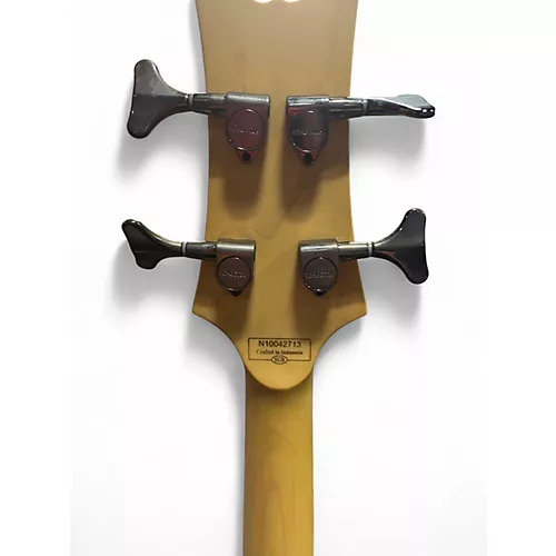 Used Schecter Guitar Research Stilletto extreme Black Cherry Electric Bass Guitar Black Cherry