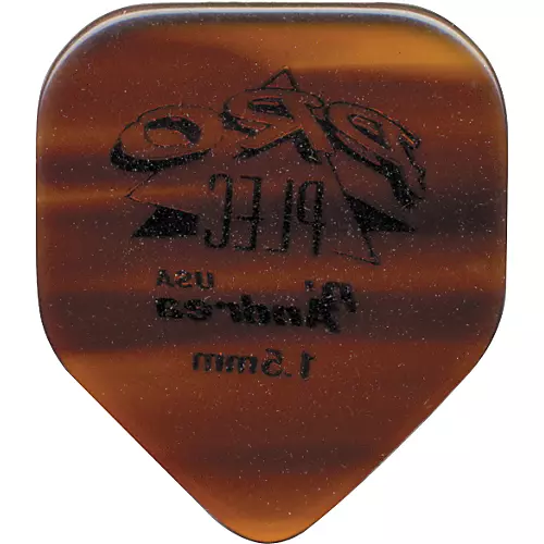 D'Andrea Pro Plec Small Pointed Square Guitar Picks - One Dozen Shell 1.5 mm