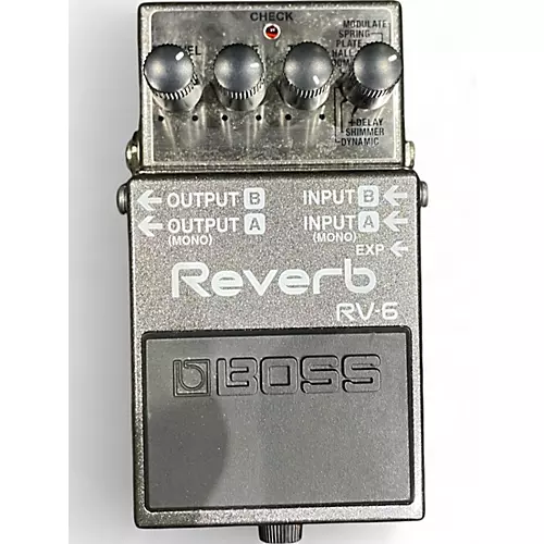 Used BOSS RV6 Digital Reverb Effect Pedal
