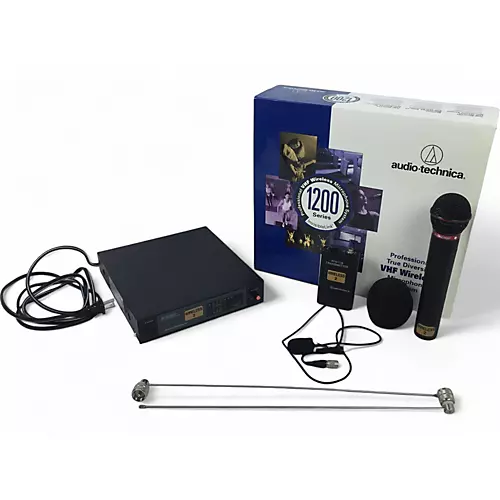 Used Audio-Technica VHF Wireless 1200 Series Handheld Wireless System