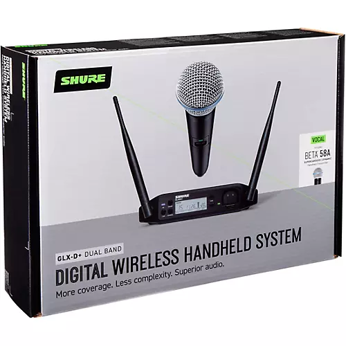 Shure GLX-D24+ Vocal System With BETA 58A