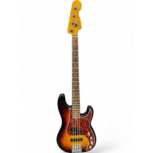 Used Fender American Ultra Precision Bass 3 Color Sunburst Electric Bass Guitar 3 Color Sunburst