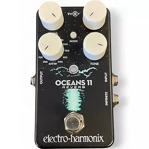 Used Electro-Harmonix Oceans 11  Reverb Effect Pedal