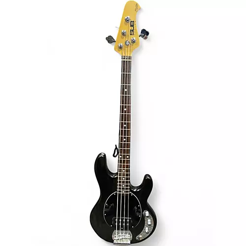 Used Sterling by Music Man Sub 4 Black Electric Bass Guitar Black