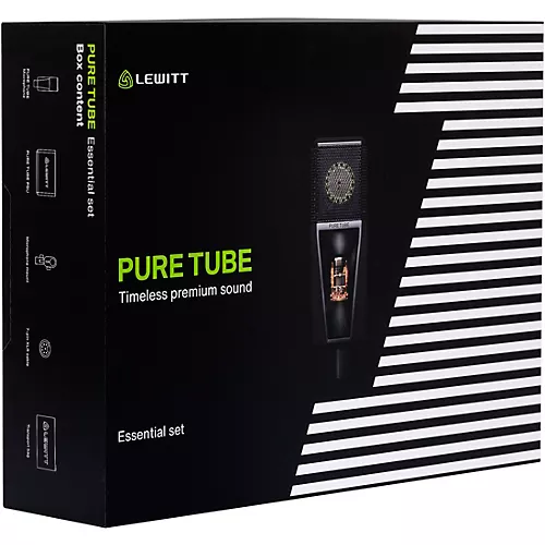 LEWITT Pure Tube Essential Microphone Set Black