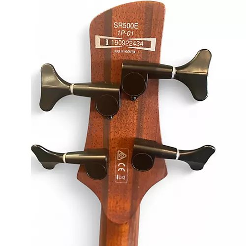 Used Ibanez SR500E WOOD Electric Bass Guitar WOOD