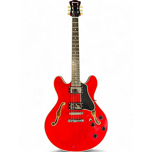 Used Eastman T386 Red Hollow Body Electric Guitar Red