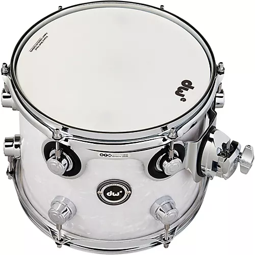 DW DWe Wireless Acoustic/Electronic Convertible Tom with STM 10 x 8 in. Finish Ply White Marine Pearl