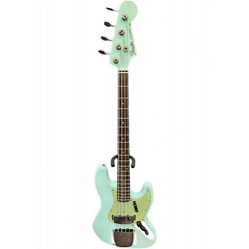 Used Fender Custom Shop Journeyman Jazz Bass Blue Electric Bass Guitar Blue
