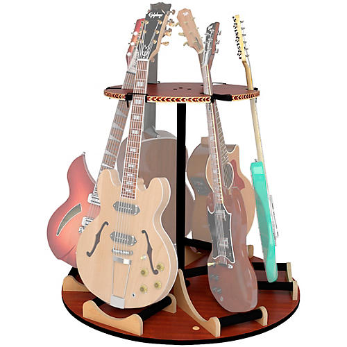 A&S Crafted Products Carousel Deluxe Multi Guitar Stand