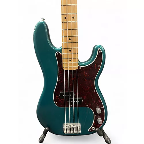 Used Fender Player Precision Bass TEAL Electric Bass Guitar TEAL