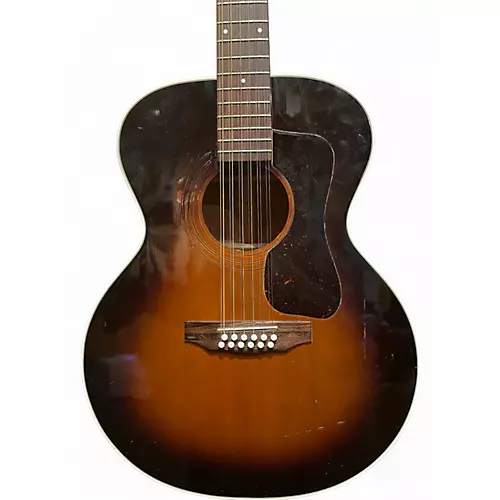 Vintage 1984 Guild F212 Sunburst 12 String Acoustic Guitar Sunburst