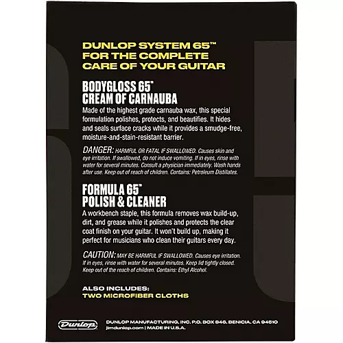 Dunlop Formula 65 Guitar Polish Kit