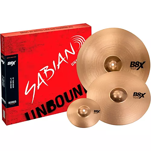 Sabian B8X Crash Pack