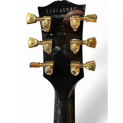 Used 2013 Gibson Les Paul Custom Ebony Solid Body Electric Guitar Ebony