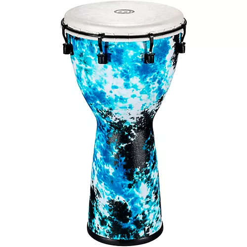MEINL Alpine Series Synthetic Djembe 10 in. Galactic Blue Tie Dye