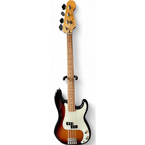 Used Fender Player Precision Bass 3 Color Sunburst Electric Bass Guitar 3 Color Sunburst