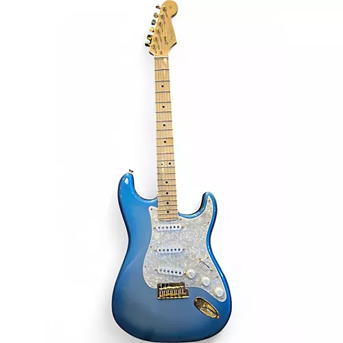 Used 2023 Fender Mod Shop Stratocaster Blue Solid Body Electric Guitar Blue