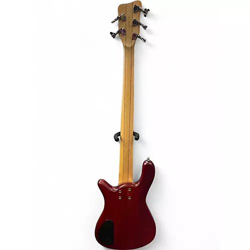 Used RockBass by Warwick Streamer 5 Trans Crimson Red Electric Bass Guitar Trans Crimson Red