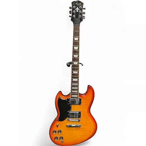 Used Agile Valkyrie Orange Electric Guitar Orange