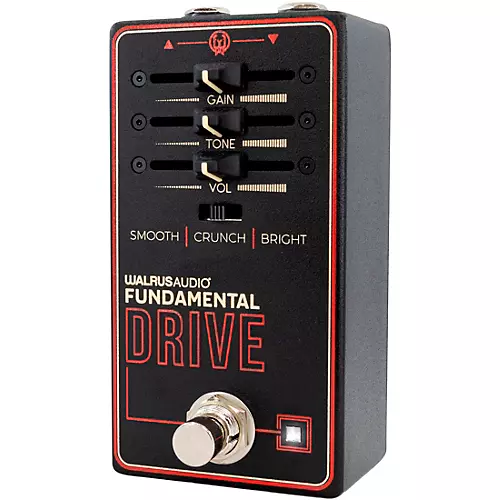 Walrus Audio Fundamental Series Overdrive Effects Pedal Black