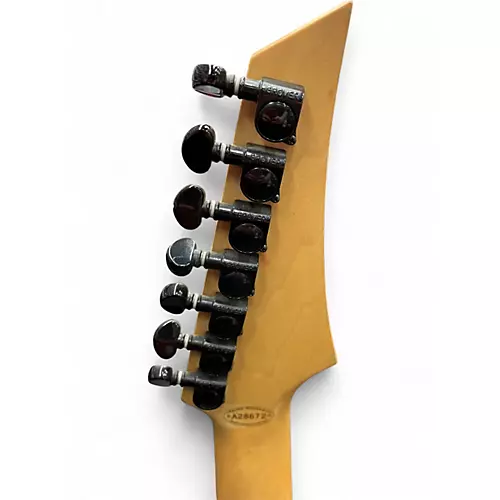 Used Agile Interceptor 727 Trans Black Solid Body Electric Guitar Trans Black