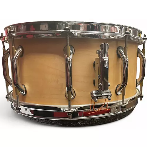 Used Pearl 6.5X14 Sensitone Snare Natural Drum Natural 15