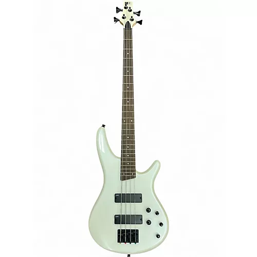 Used Ibanez SR250 Pearl White Electric Bass Guitar Pearl White