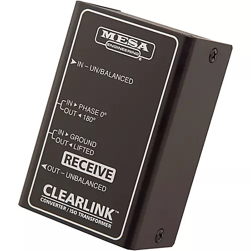 MESA/Boogie Clearlink (Receive) Converter & ISO Transformer Black
