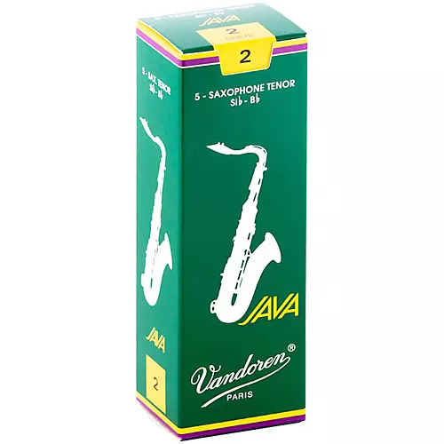 Vandoren JAVA Tenor Saxophone Reeds Strength 1.5 Box of 5