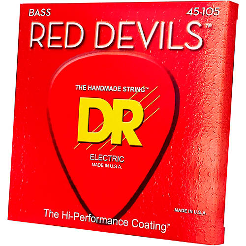 DR Strings Red Devils Medium 4-String Bass Strings