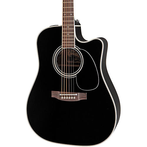 Takamine EF341SC Legacy Series Acoustic-Electric Guitar Black