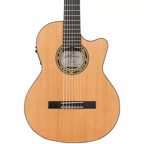 Kremona Fiesta CW-7 Classical Electric Guitar Gloss Natural