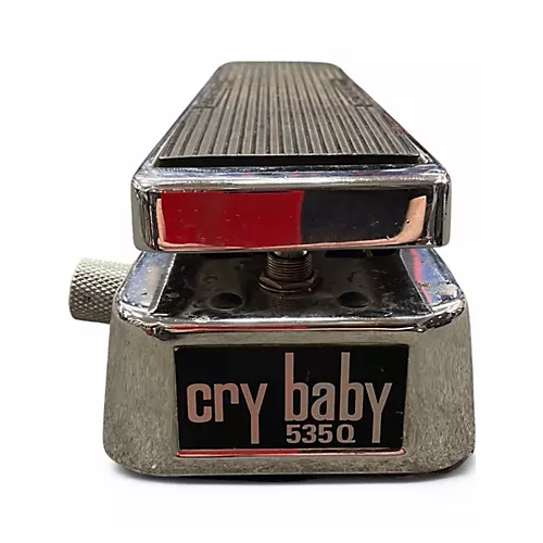 Used Dunlop 535QC Chrome Cry Baby Wah Effect Pedal