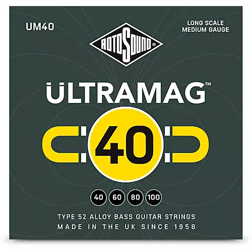 Rotosound Ultramag Bass Guitar Strings (45 - 105)