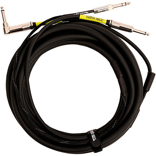 Ernie Ball Instrument and Headphone Cable 18 ft. Black