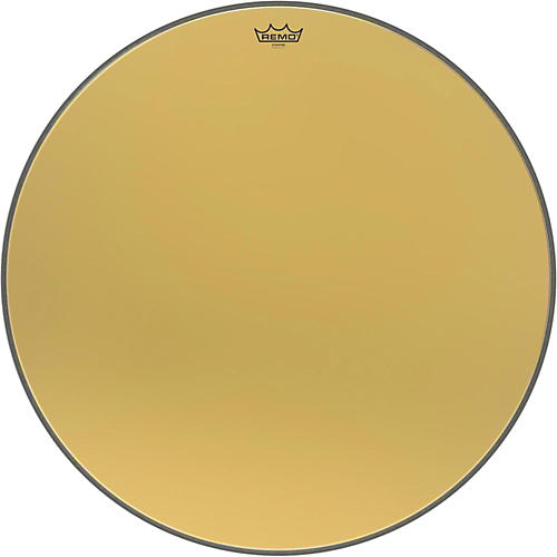Remo Ambassador Starfire Gold Bass Drumhead 24 in.
