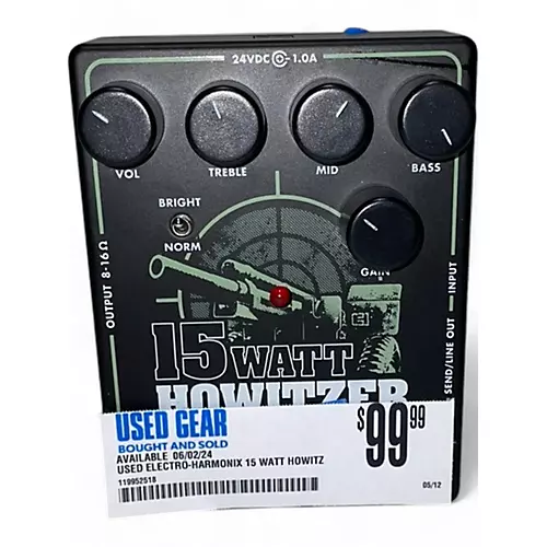 Used Electro-Harmonix 15 WATT HOWITZER Pedal