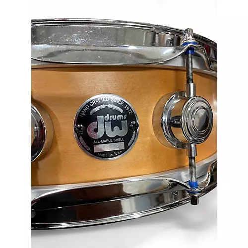 Used DW 14X4 Collector's Series Maple Snare Natural Drum Natural 208