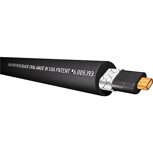 Analysis Plus Black Oval Instrument Cable 1/4