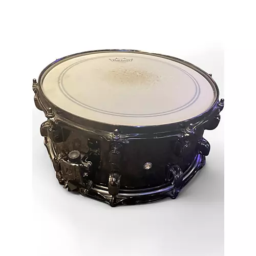 Used TAMA 6.5X14 S.L.P. Black Brass Black Drum Black 15