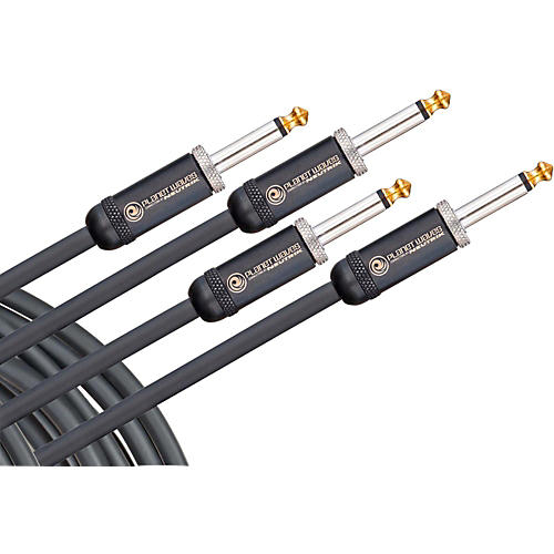 D'Addario American Stage Instrument Cable 2-Pack 10 ft. Black