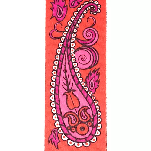 D'Addario Joe Satriani Strap - Purple Red 2 in.